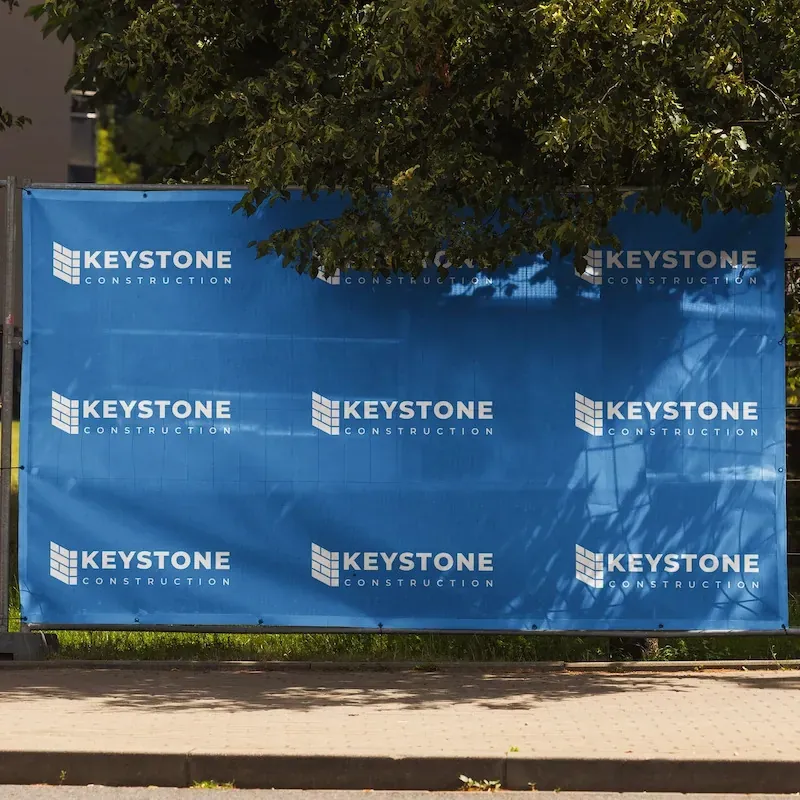 8ft x 4ft Mesh Banner